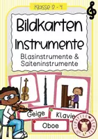 Vorschau - Unterrichtsreihen - Instrumentenkunde - Bild-& Wortkarten - Deckblatt