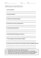 Vorschau - Arbeitsblätter - AB mit Fragen zum Thema "Gesetze" + Lösungsblatt + Infografik - Deckblatt