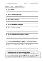 Vorschau - Arbeitsblätter - AB mit Fragen zum Thema "Getreide" + Lösungsblatt + Infografik - Deckblatt