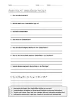 Vorschau - Arbeitsblätter - Lernposter + AB mit Fragen zum Thema "Gliederfüßer" + Lösungsblatt + Mindmap + Infografik - Seite 1