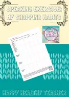 Vorschau - Arbeitsblätter - Speaking exercise - My shopping habits - Deckblatt