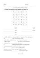 Vorschau - Arbeitsblätter - Deutsche Personalpronomen (Nominativ) - Seite 2