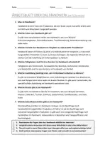Vorschau - Arbeitsblätter - AB mit Fragen zum Thema "Handwerk" + Lösungsblatt + Mindmap + Infografik - Seite 3