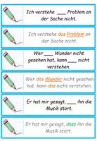 Vorschau - Aufgabenkarten - DaF / DaZ Arabisch: "das" oder "dass" - Übungskarten - Seite 2