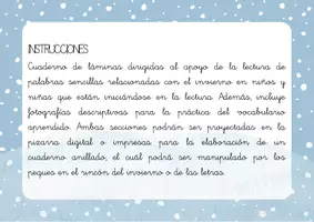 Vista previa - Unidades / Secuencias / Situaciones de Aprendizaje - LECTOESCRITURA EL INVIERNO (2) - página 2