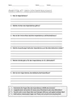 Vorschau - Arbeitsblätter - AB mit Fragen zum Thema "Imperialismus" + Lösungsblatt + Infografik - Deckblatt