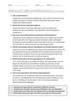 Vorschau - Arbeitsblätter - AB mit Fragen zum Thema "Imperialismus" + Lösungsblatt + Infografik - Seite 2