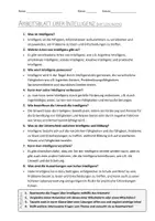 Vorschau - Arbeitsblätter - AB mit Fragen zum Thema "Intelligenz" + Lösungsblatt + Infografik - Seite 2