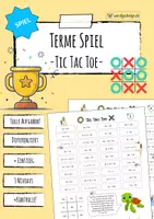 Vorschau - Arbeitsblätter - Terme zusammenfassen - Spiel - Deckblatt