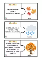 Vista previa - Tarjetas / Manipulativos - Paquete de material Estaciones otoño e invierno - página 1