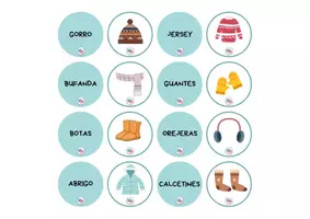 Vista previa - Tarjetas / Manipulativos - Paquete de material Estaciones otoño e invierno - Portada