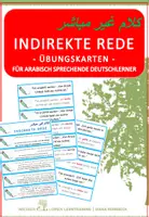 Vorschau - Aufgabenkarten - DaF / DaZ Arabisch: Indirekte Rede - Übungskarten - Deckblatt