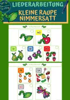Vorschau - Fördermaterial/Inklusion - Liederarbeitung: Kleine Raupe Nimmersatt - Deckblatt
