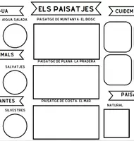 Vista previa - Hojas de trabajo - LAPBOOK PAISATGES - Portada