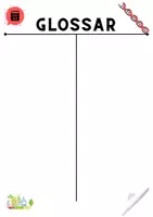 Vorschau - Arbeitsblätter - Glossarvorlagen - Deckblatt