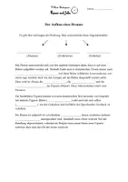 Vorschau - Arbeitsblätter - Lückentext und Lückengrafik: Aufbau des klassischen Dramas - Deckblatt