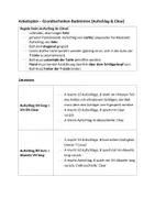Vorschau - Arbeitsblätter - Arbeitsplan Aufschlag und Clear - Deckblatt