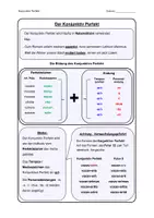 Vorschau - Präsentationen/Tafelbilder - Latein: Bildung + Verwendung des Konjunktivs Perfekt - Deckblatt