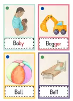 Vorschau - Stationenlernen - Buchstabe B Bildkarten, Alphabetisierung, DaZ, Deutsch - Seite 3