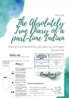 Vorschau - Stundenentwürfe - Lektürearbeit - The Absolutely True Diary of a part-time Indian - Deckblatt