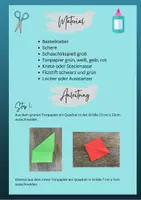 Vorschau - Stundenentwürfe - Monsterblumen_ Step by Step - Bastelanleitung für den Kunstunterricht - Seite 1