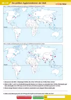 Vorschau - Arbeitsblätter - Die größten Agglomerationen der Welt - Deckblatt