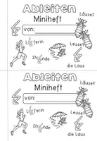 Vorschau - Arbeitsblätter - Miniheft Ableiten - zur Übung und Selbsterarbeitung der Fresch- Methode - Seite 1