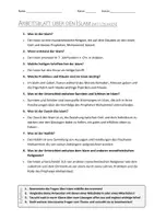 Vorschau - Arbeitsblätter - AB mit Fragen zum Thema "Islam" + Lösungsblatt + Infografik - Seite 1