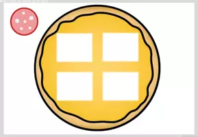 Vorschau - Arbeitsblätter - Klettmappe: Pizza nach Vorlage backen (3fach differenziert) - Seite 3