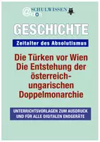 Vorschau - Anderer Materialtyp - GESCHICHTSUNTERRICHT: Absolutismus - Türken vor Wien-Entstehung der Doppelmonarchie Österreich Ungarn - Deckblatt