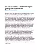 Vorschau - Anderer Materialtyp - GESCHICHTSUNTERRICHT: Absolutismus - Türken vor Wien-Entstehung der Doppelmonarchie Österreich Ungarn - Seite 1