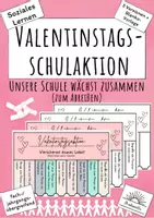 Vorschau - Bildkarten - Schulaktion zum Valentinstag (fachübergreifend) - Deckblatt