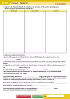 Vorschau - Arbeitsblätter - Europa – Sprachen - Deckblatt