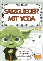 Vorschau - Arbeitsblätter - Satzglieder Yoda - Deckblatt