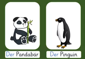 Vorschau - Präsentationen/Tafelbilder - Im Tiergarten Bildkarten - Seite 3