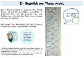 Vorschau - Präsentationen/Tafelbilder - Materialpaket zu Arbeit - Seite 1