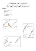 Vorschau - Präsentationen/Tafelbilder - Zeichnen mit Strichen - Bild- und Wortanleitung - Deckblatt