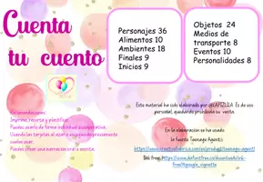 Vista previa - Juegos / Gamificación - CUENTA TU CUENTO analiza sus partes. - página 1