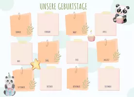Vorschau - Poster - Pandaklasse Geburtstagskalender - Seite 2