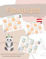 Vorschau - Poster - Pandaklasse Geburtstagskalender - Deckblatt