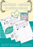 Vorschau - Stundenentwürfe - Arbeitsblätter Lerntheke American English vs British English - Deckblatt