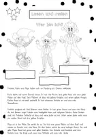 Vorschau - Arbeitsblätter - Lesen und malen: Fasching/Karneval Kl.2/3 - Seite 2