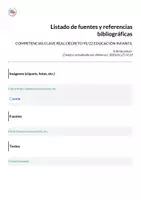 Vista previa - Tarjetas / Manipulativos - COMPETENCIAS CLAVE REAL DECRETO 95/22 EDUCACIÓN INFANTIL - página 1