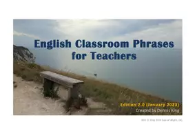 Vorschau - Merkblätter - English Classroom Phrases for Teachers (/ typical mistakes made by teachers) - Seite 1
