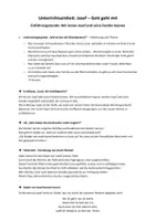 Vorschau - Arbeitsblätter - Josef - Gott geht mit - Einführungsstunde - Seite 1