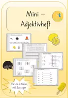 Vorschau - Arbeitsblätter - Miniheft Adjektive ab der 2.Klasse - Deckblatt