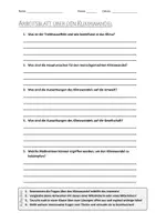 Vorschau - Arbeitsblätter - AB mit Fragen zum Thema "Klimawandel" + Lösungsblatt + Mindmap + Infografiken - Deckblatt