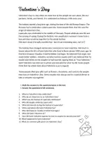 Vorschau - Arbeitsblätter - Valentine's day and idioms about love - Seite 1