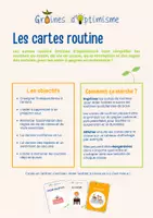 Aperçu - Feuilles d'exercices - Autonomie & vie de classe - Cartes routines Graines d'O - Page de couverture