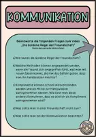 Vorschau - Arbeitsblätter - Kommunikation in Freundschaften - Die Goldene Regel der Freundschaft - Seite 3